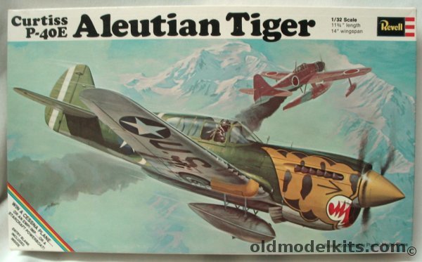 Revell 1/32 Curtiss P-40E Aleutian Tiger (Warhawk), H271-200 plastic model kit